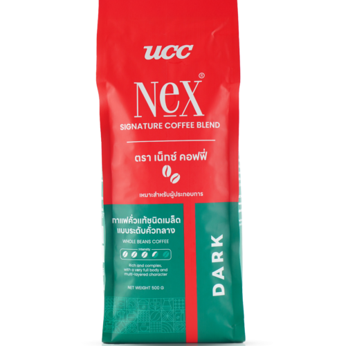 ถุงเมล็ดกาแฟ UCC Nex DARK คั่วกลาง ขนาด 500 กรัม