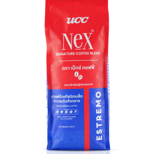 ถุงเมล็ดกาแฟ UCC Nex Estremo คั่วกลาง ขนาด 500 กรัม