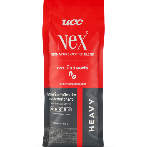 ถุงเมล็ดกาแฟ UCC Nex HEAVY คั่วกลาง ขนาด 500 กรัม