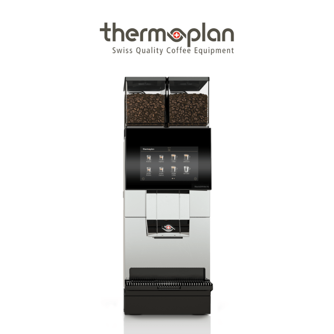 เครื่องชงกาแฟอัตโนมัติ Themoplan รุ่น Black & White4 CTM2 สวิตเซอร์แลนด์ UCC จำหน่าย