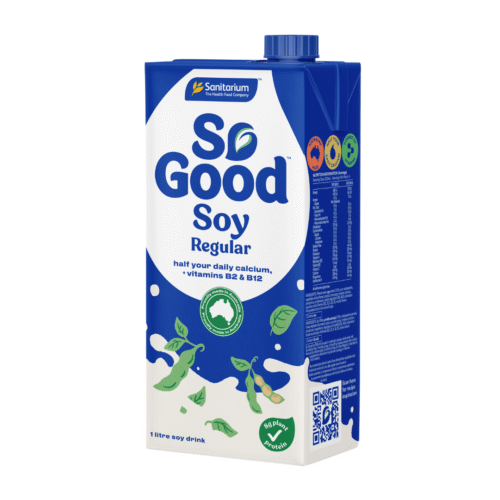 นมทางเลือก So Good สูตร Soy Regular ขนาด 1 ลิตร/กล่อง