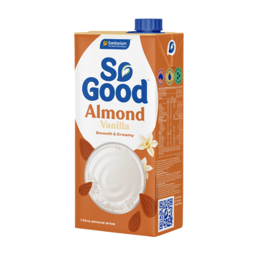 นมทางเลือก So Good สูตร Almond Vanilla ขนาด 1 ลิตร/กล่อง