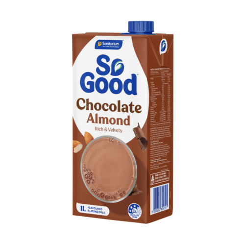 นมทางเลือก So Good สูตร Almond Chocolate ขนาด 1 ลิตร/กล่อง