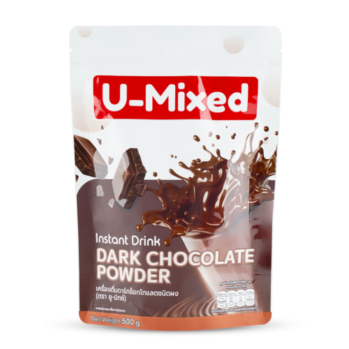 ผงดาร์กช็อกโกแลต U-Mixed (Instant Drink Dark Chocolate Powder)