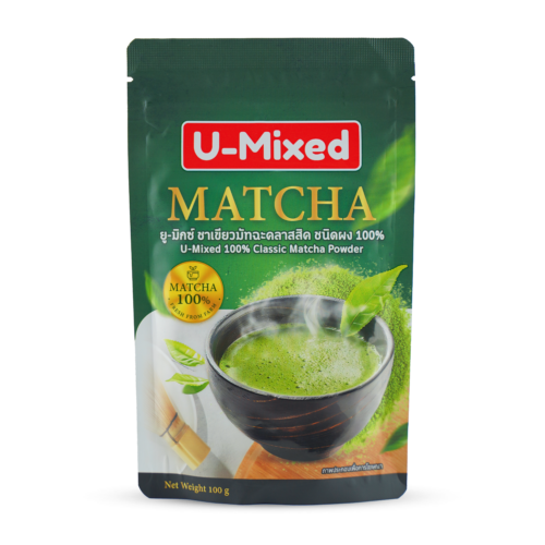 ชาเขียวมัทฉะคลาสสิค 100% U-Mixed (Classic Matcha Powder 100%)
